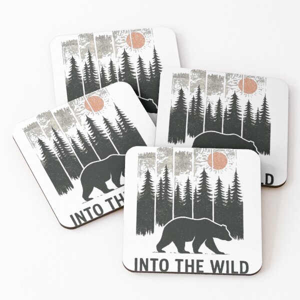 Item preview, Into The Wild Bear – Forest Adventure Nature Wildlife Design designed and sold by Negisandeep studio.