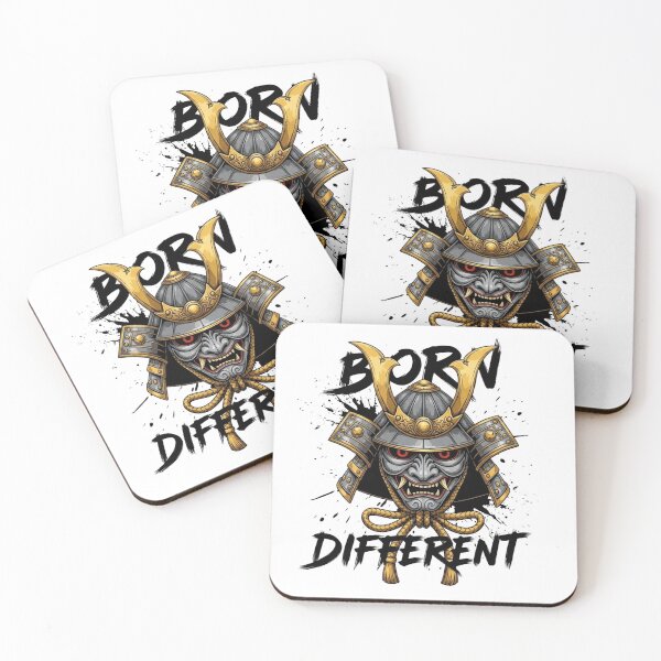 Item preview, Born Different Samurai T-Shirt | Unique Mindset Warrior Tee | Anime Streetwear Graphic Design designed and sold by pradeepvisuals.