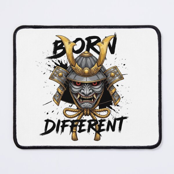 Item preview, Born Different Samurai T-Shirt | Unique Mindset Warrior Tee | Anime Streetwear Graphic Design designed and sold by pradeepvisuals.