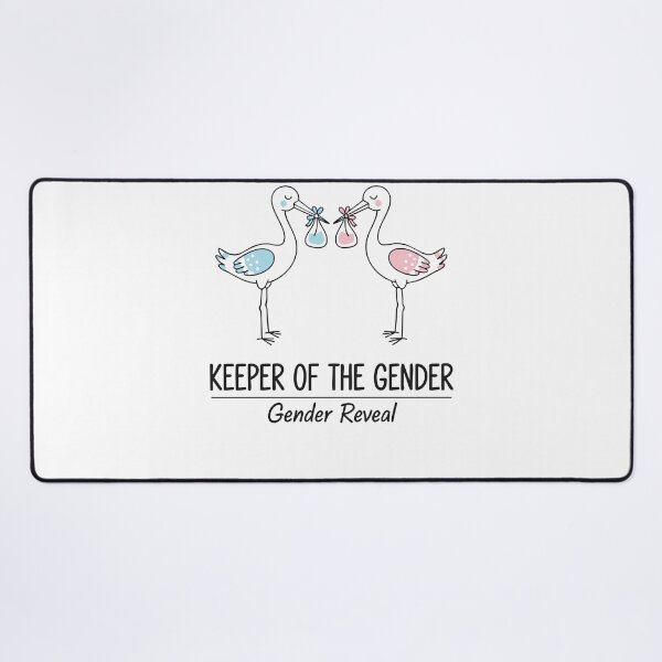 Item preview, Gender Reveal Keeper Of The Gender Baby Shower designed and sold by LuminOrb.