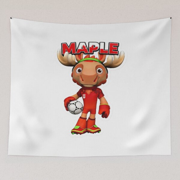Item preview, 2026 Canadian Soccer Mascot – Maple The Moose designed and sold by Abeshinobi.