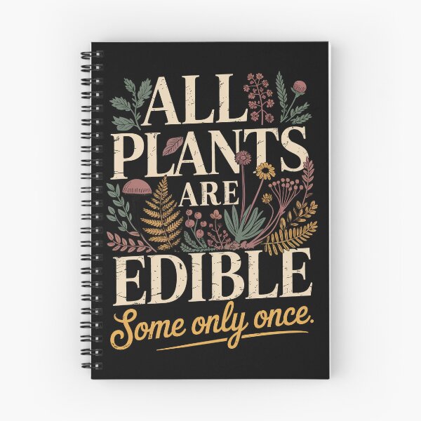 Item preview, Todas las plantas son comestibles, algunas solo una vez. designed and sold by Millsoft.