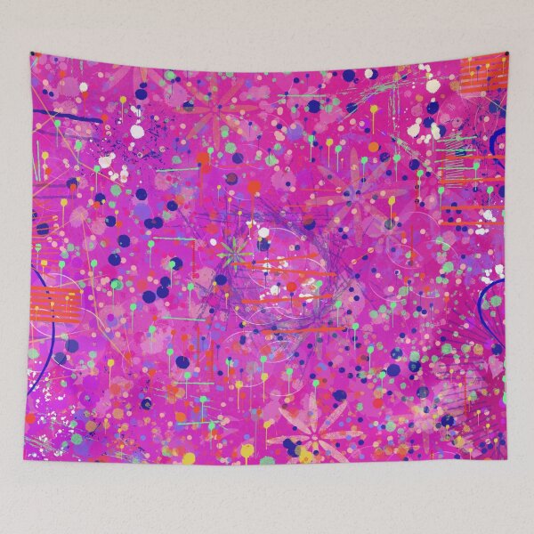 Item preview, Magenta Jubilee Abstract Art  designed and sold by DanielleGensler.