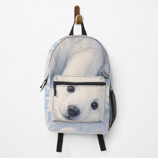 Item preview, Baby Polar Bear Resting on Arctic Ice designed and sold by Hafcishop.