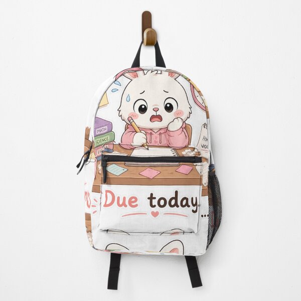 Item preview, Bunny Homework Panic Due Today Study Moment designed and sold by Sadia  Jannat.
