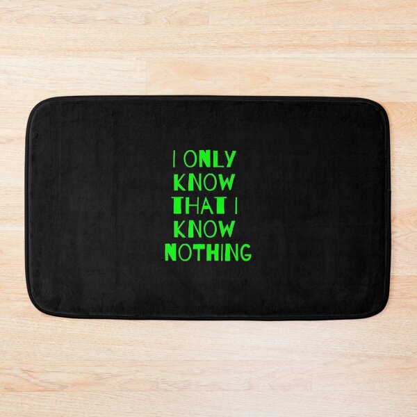Item preview, I Only know... designed and sold by JALNERVION SHOP.