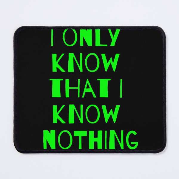 Item preview, I Only know... designed and sold by JALNERVION SHOP.