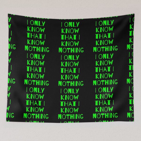 Item preview, I Only know... designed and sold by JALNERVION SHOP.