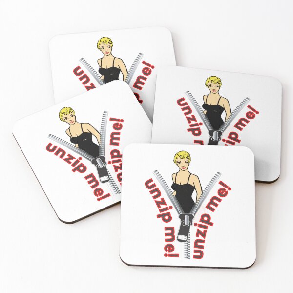 Item preview, Unzip Me Funny Retro Pin-Up Design – Flirty Vintage Zipper Graphic designed and sold by NewManiaGifts.