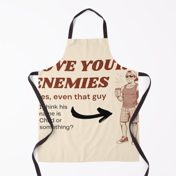 Item preview, Love Your Enemies (Yes Even That Guy) | Matthew 5:44 | Funny Christian Humor Chad designed and sold by Alt Christian.