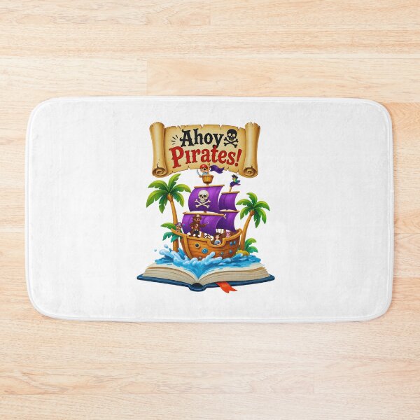 Item preview, Ahoy Pirates Cartoon Adventure T-Shirt designed and sold by Aimetoi.