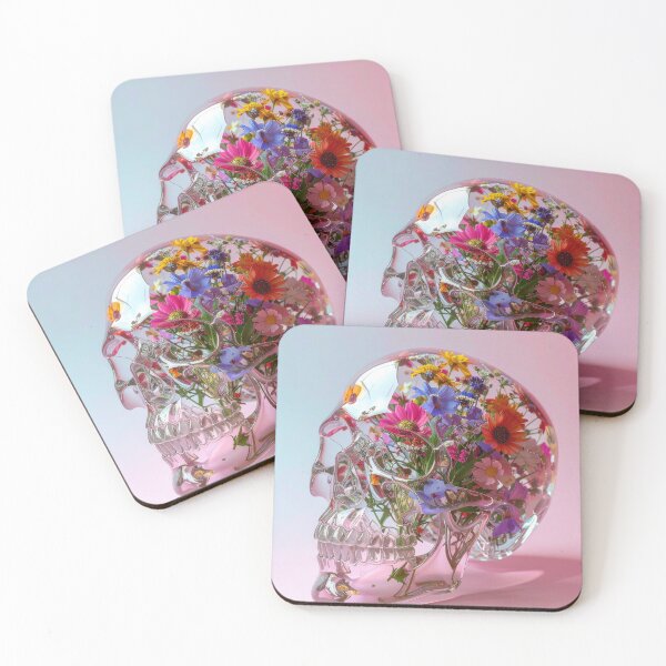 Item preview, Floral Skull Surreal Aesthetic designed and sold by BetweenForms.