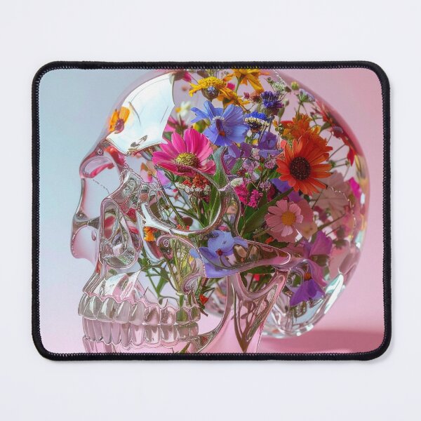 Item preview, Floral Skull Surreal Aesthetic designed and sold by BetweenForms.
