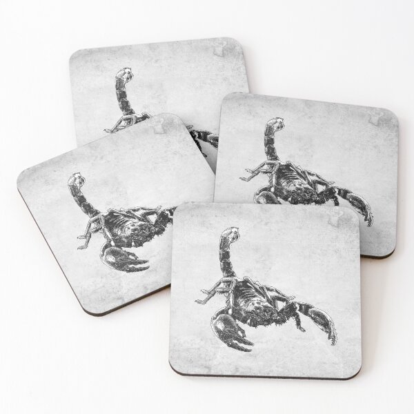 Item preview, Black Scorpion: Dark Nature Etched Illustration Arachnid Horror designed and sold by Ghoul Enterprises.