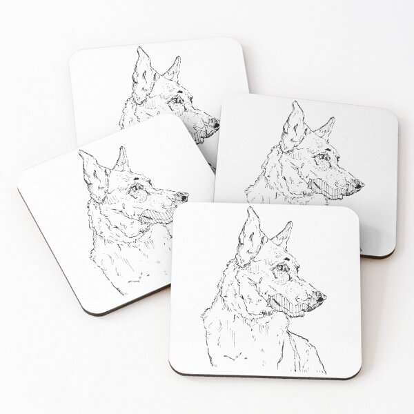 Item preview, German Shepherd Art Print - Dog Lover Gift designed and sold by ArtofDogsbySeb.