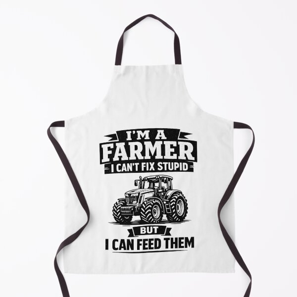 Item preview, I'm Farmer I Can't Fix Stupid But I Can Feed Them  Funny Farmer Quote Humor Sarcastic Farming Design designed and sold by Teeture.