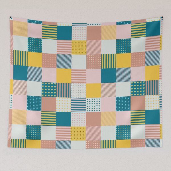 Item preview, patchwork pattern design designed and sold by Olyanazh.