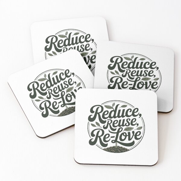 Item preview, Reduce Reuse Re-Love – Sustainability Eco-Friendly Environmental T-Shirt designed and sold by proearth2022.