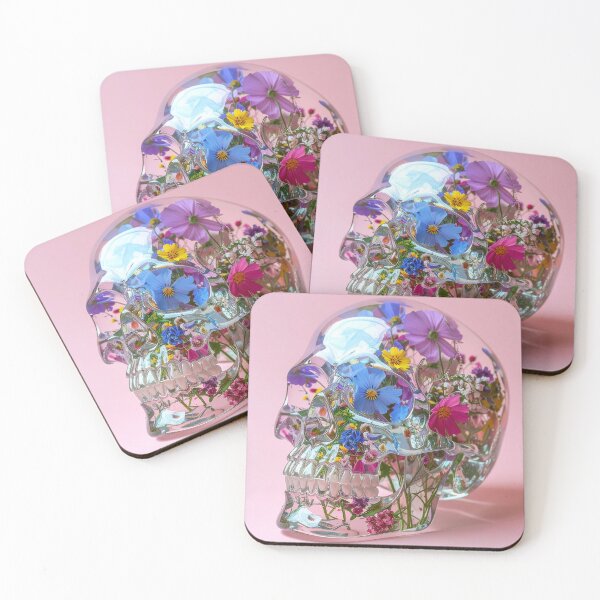 Item preview, Transparent Floral Skull Dream Art designed and sold by BetweenForms.
