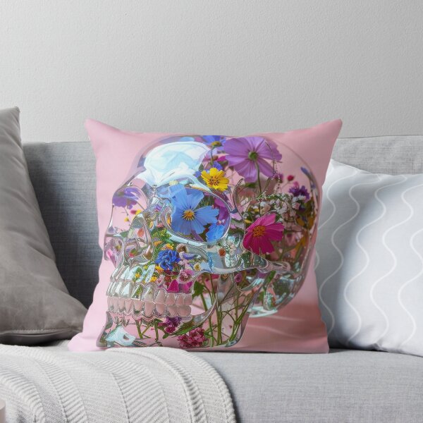 Item preview, Transparent Floral Skull Dream Art designed and sold by BetweenForms.