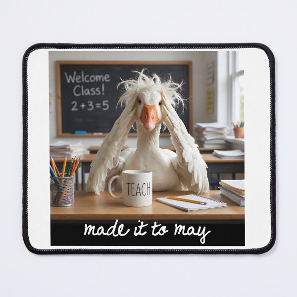 Item preview, Made It To May Funny Teacher Meme Last Day of School designed and sold by VGAfanatic.