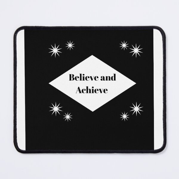 Item preview, Believe and achieve motivation quote star shirt designed and sold by Allseasongoals.