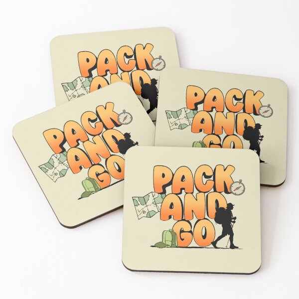 Item preview, Pack And Go - backpacker traveler graphics designed and sold by CypisDesign.