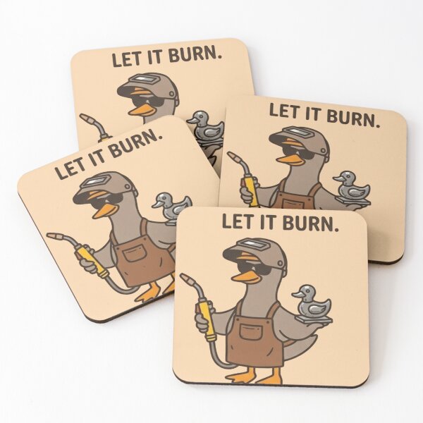 Item preview, Let It Burn Welding Duck designed and sold by sanorastyle.