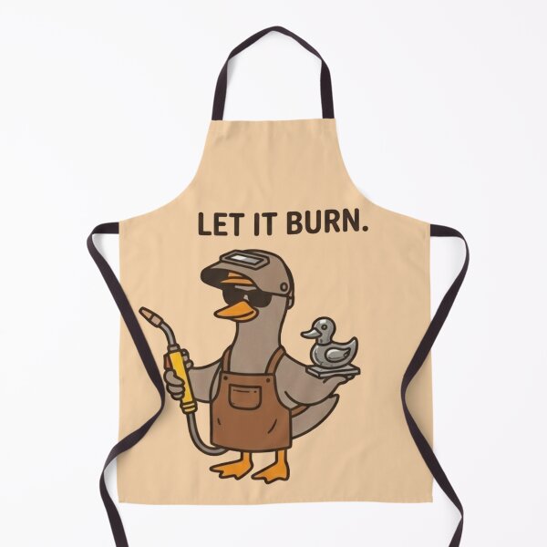 Item preview, Let It Burn Welding Duck designed and sold by sanorastyle.