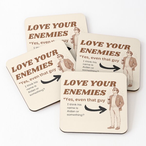 Item preview, Love Your Enemies (Yes Even That Guy) | Matthew 5:44 | Funny Christian Humor Aiden designed and sold by Alt Christian.