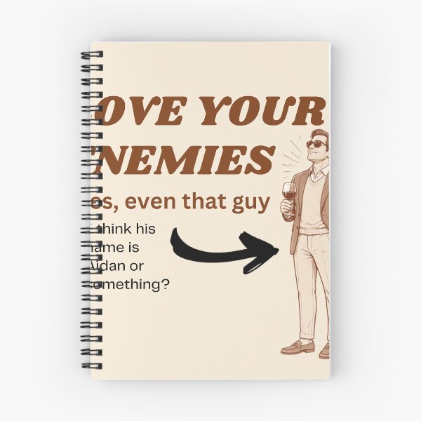 Item preview, Love Your Enemies (Yes Even That Guy) | Matthew 5:44 | Funny Christian Humor Aiden designed and sold by Alt Christian.