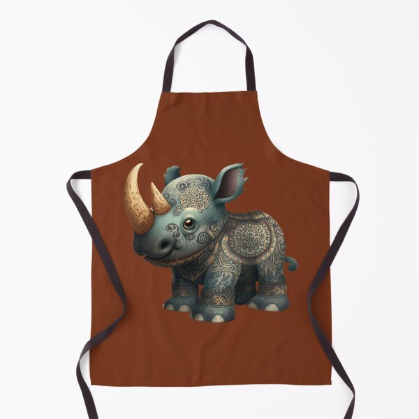 Item preview, Baby tribal rhinoceros designed and sold by Guiarte SMS.