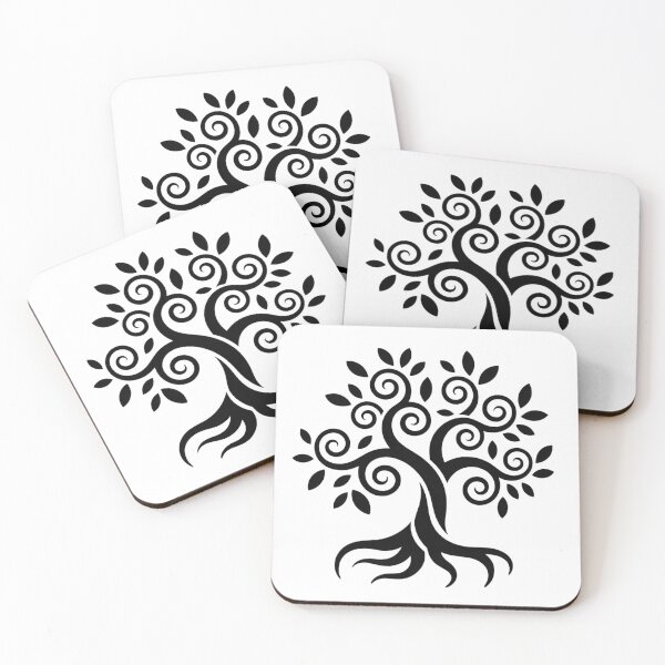 Item preview, Tribal Tree of Life Minimalist Nature Spiritual Roots Design designed and sold by ArcticFoxStudio.