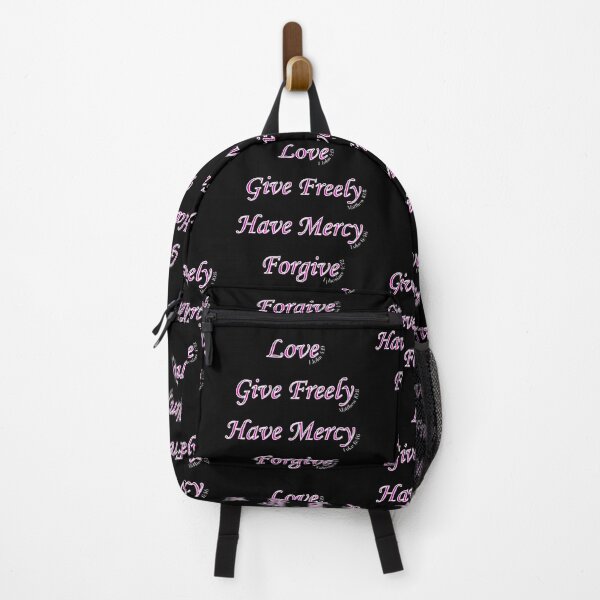 Item preview, Give Love Mercy Forgive Faith Gifts Christian designed and sold by Ceramic Scripture.