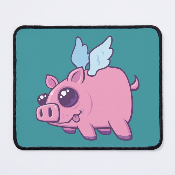 Item preview, Derpy Kawaii Flying Piggy Cutie designed and sold by fizzgig.