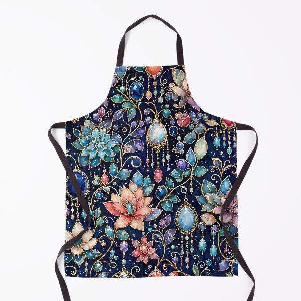 Item preview, Luxurious jewelry flowers watercolor vector seamless diamond pattern designed and sold by Kentala.