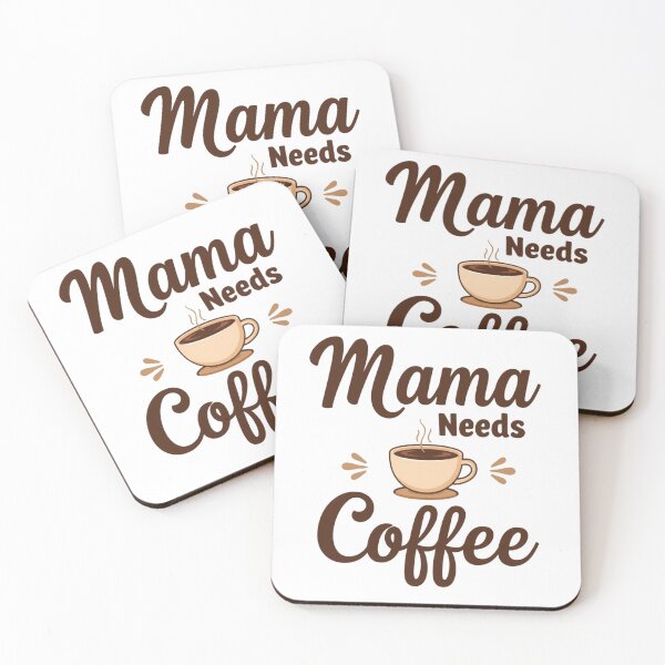 Item preview, Mama Needs Coffee - Aesthetic Minimalist Design designed and sold by CozyMomTees.