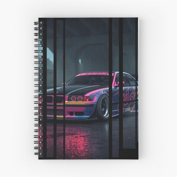 Item preview, B.W the Power of the 3 coupe with wide body kit, street racing vibe, high contrast neon colors 26 designed and sold by Neon G.