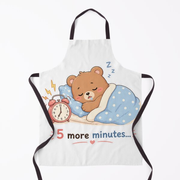 Item preview, Sleeping Bear Alarm Five More Minutes Mood designed and sold by Sadia Jannat.