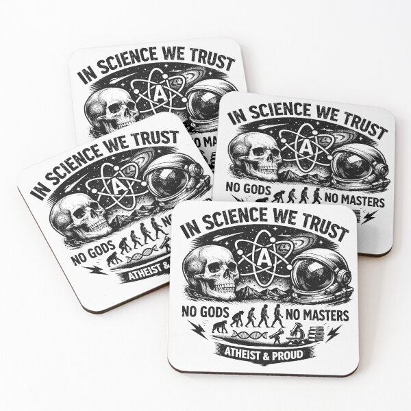 Item preview, In Science We Trust No Gods No Masters Atheist Proud designed and sold by Owcomm.