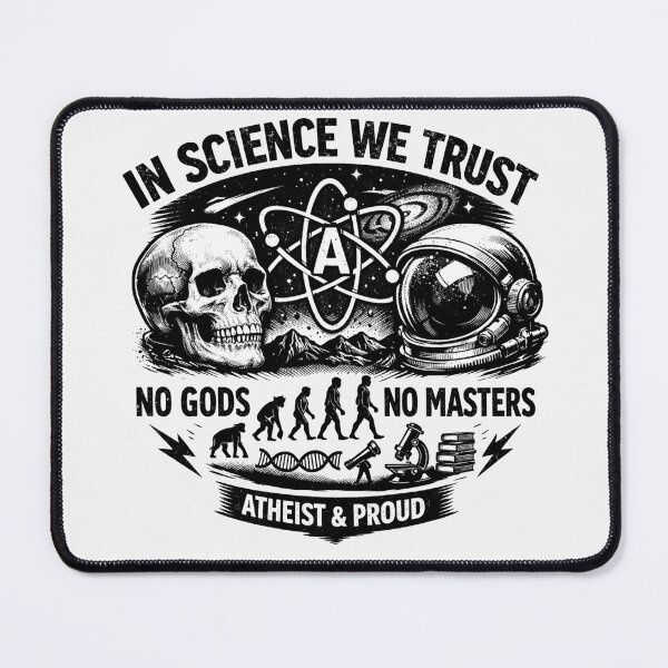 Item preview, In Science We Trust No Gods No Masters Atheist Proud designed and sold by Owcomm.