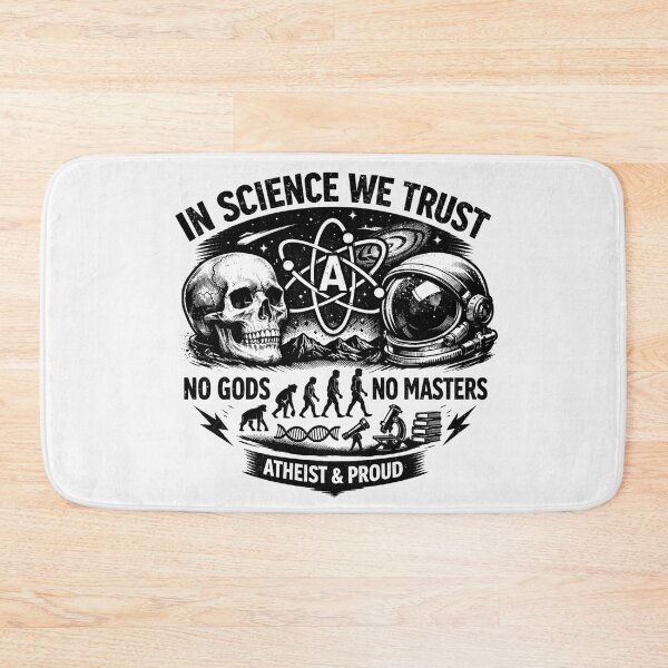 Item preview, In Science We Trust No Gods No Masters Atheist Proud designed and sold by Owcomm.