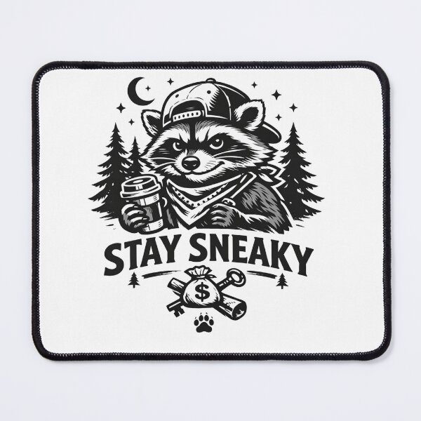 Item preview, Stay Sneaky Raccoon Bandit Coffee Lover designed and sold by Owcomm.
