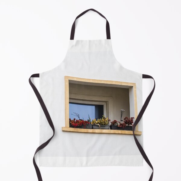 Item preview, Minimal Window Box With Potted Plants On White Facade And Stone Frame designed and sold by Nmallia.