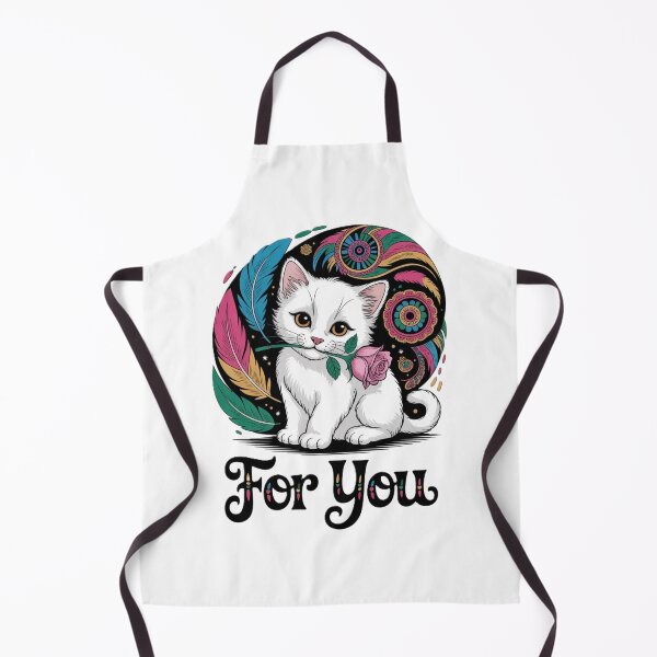 Item preview, Kitten with a rose designed and sold by GRAFIKAM.