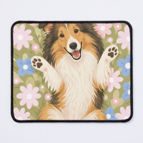 Item preview, Rough Collie Dog Illustration | Majestic and Loyal Rough Collie Art designed and sold by GoodyPaws.