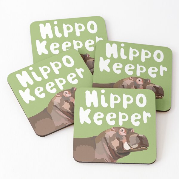 Item preview, Hippo keeper designed and sold by PrettylittlepastelUk.