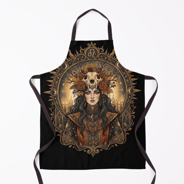 Item preview, Leo Whimsigoth Zodiac Art — Dark Regal Fire Sign Astrology Design designed and sold by DriftingDoodle.