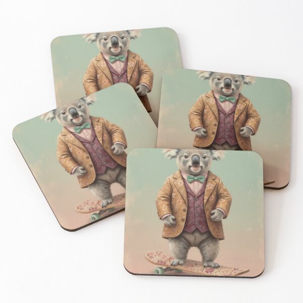 Item preview, Stylish koala on a skateboard designed and sold by paulrommer.
