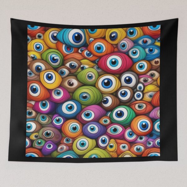 Item preview, Eyed pattern in frame #1 designed and sold by JALNERVION SHOP.